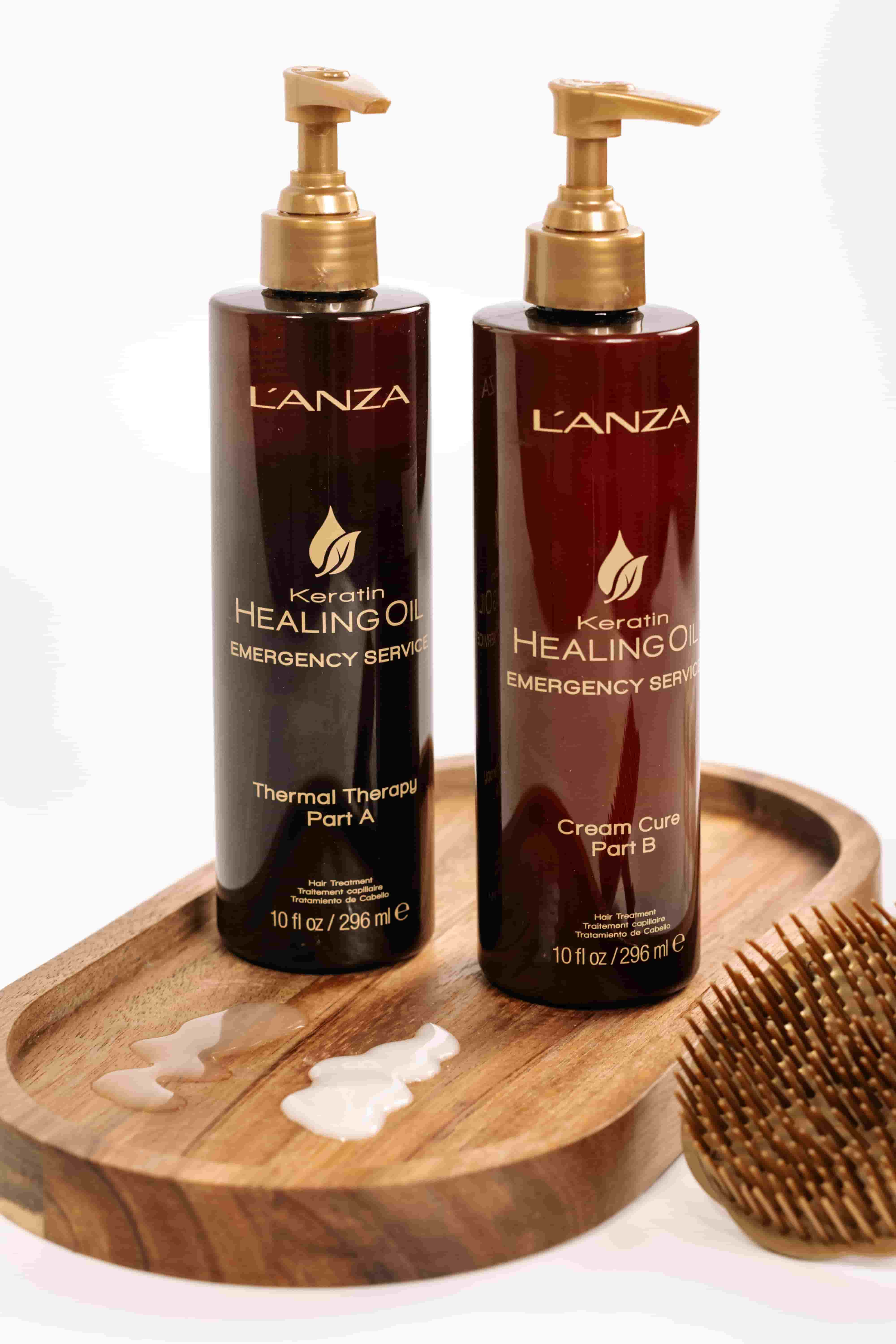 Термальна терапія (крок А) LʼANZA Keratin Healing Oil Emergency Service Thermal Therapy Part A, 296 ml - 4